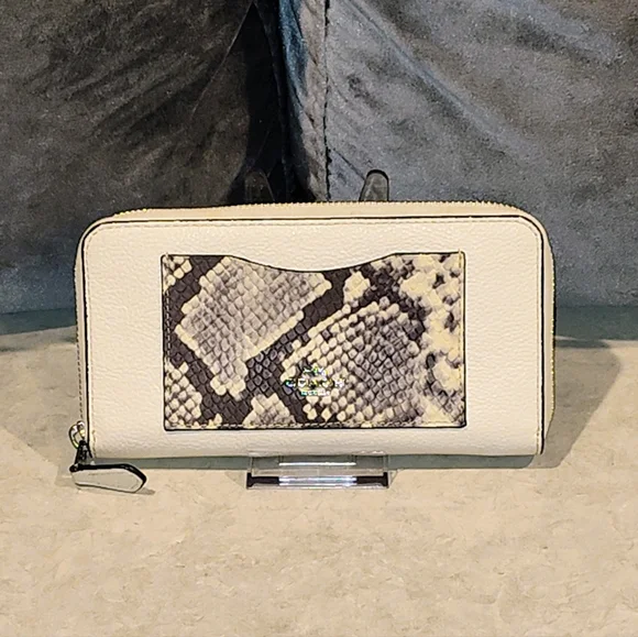 COACH CHRISTIE CARRYALL EXOTIC CROSS GRAIN LEATHER SNAKE PRINT CROSSBODY SATCHEL - Picture 3 of 16